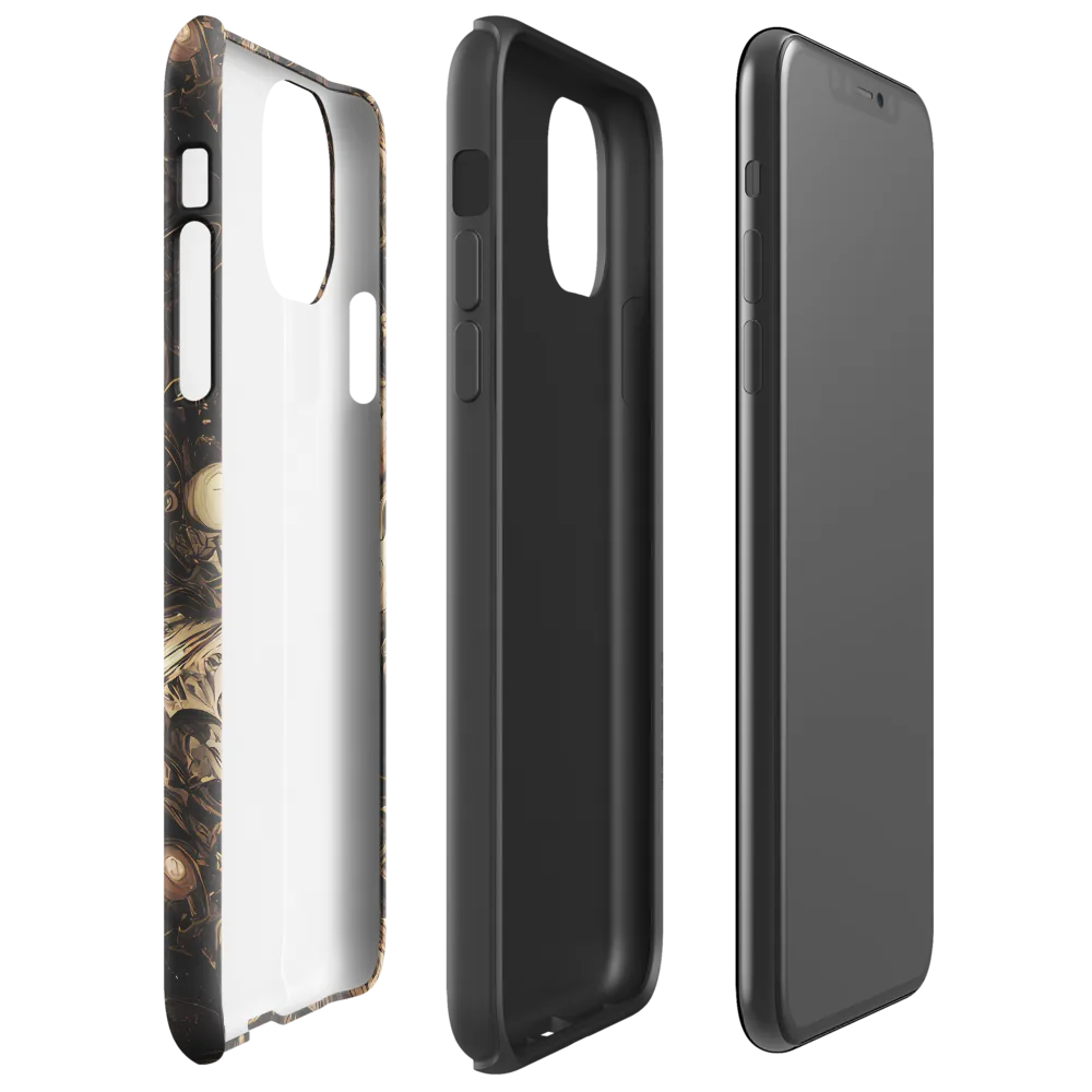 Gilded Eclipse on Tough Case for iPhone® — Right