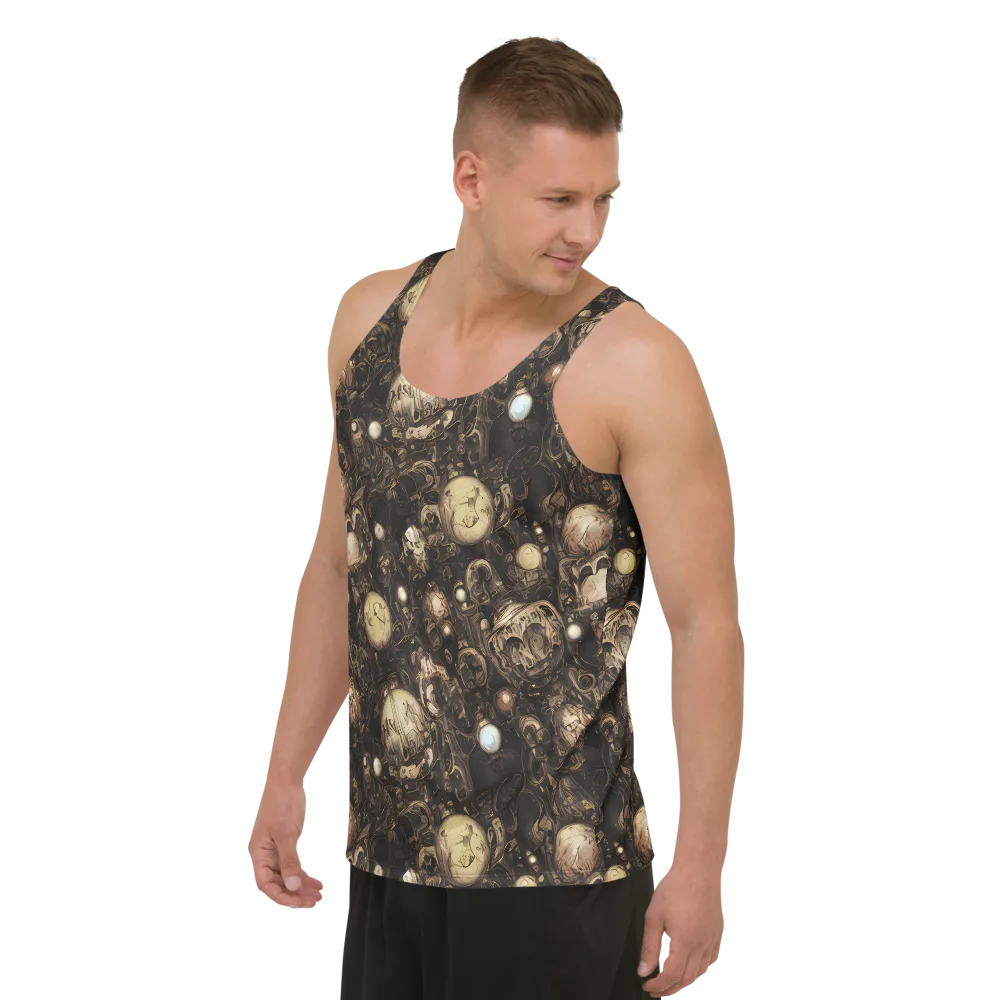 Gilded Eclipse on Men's Tank Top — Left Front