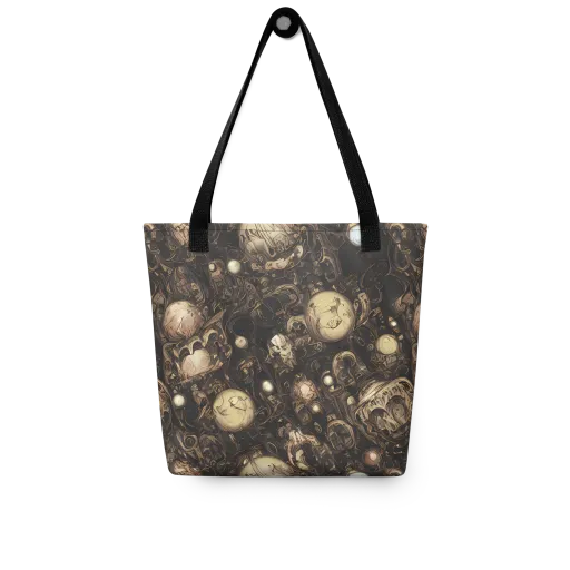 Gilded Eclipse on a Tote Bag