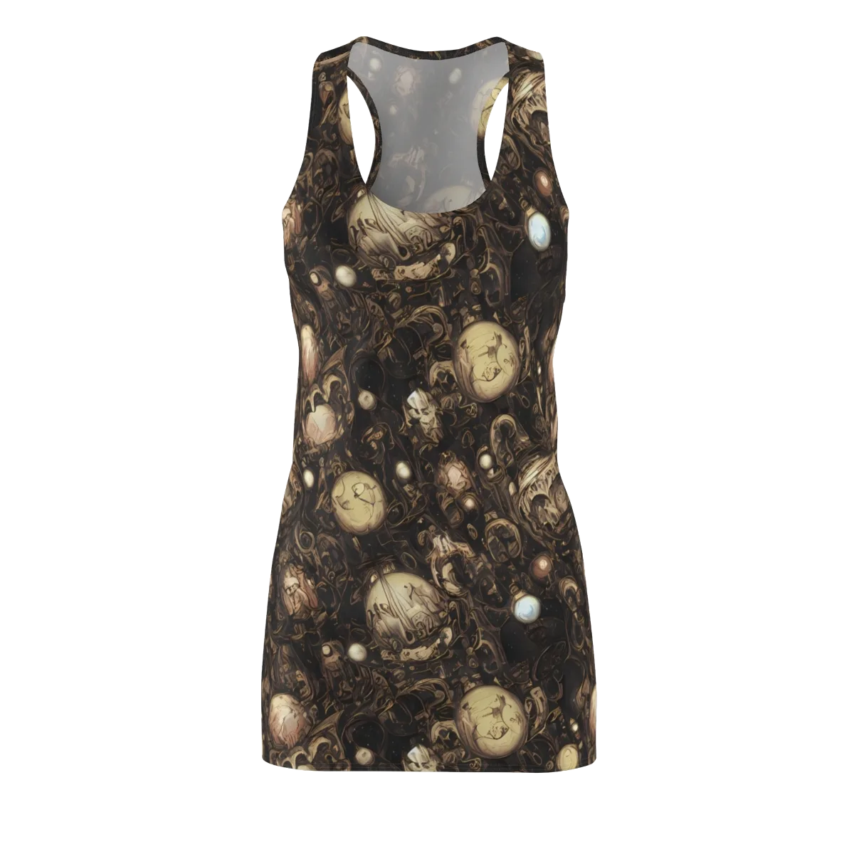 Gilded Eclipse on Racerback Dress — Front