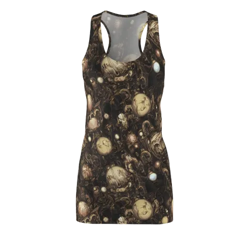 Gilded Eclipse on a Racerback Dress
