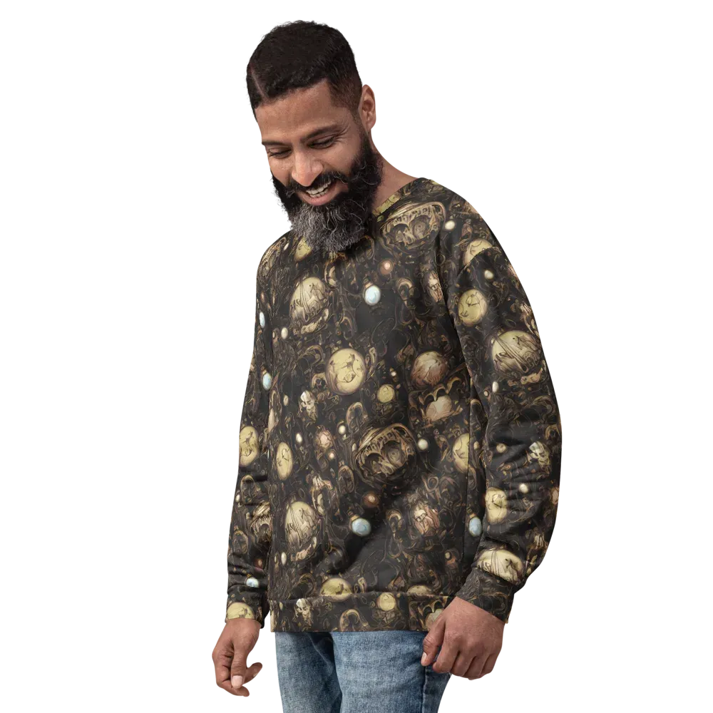 Gilded Eclipse on Sweatshirt — Left Front