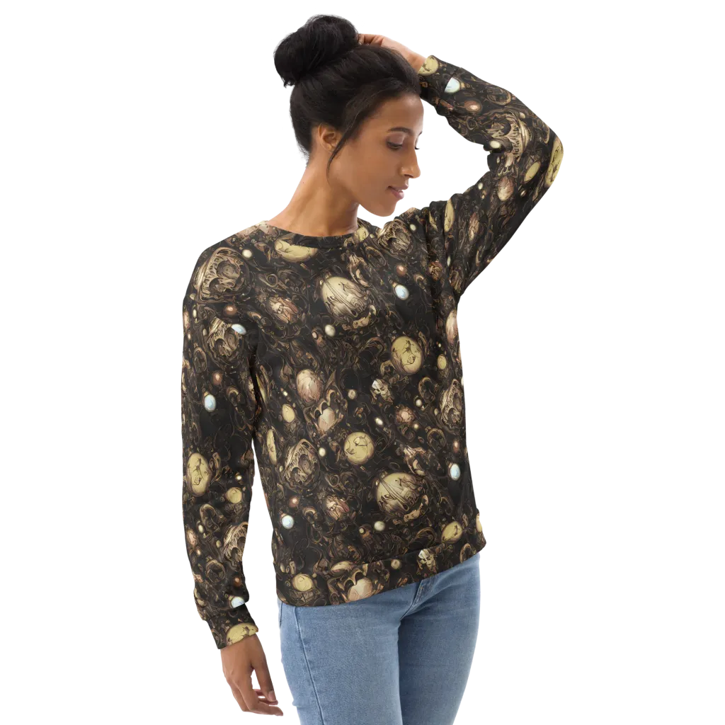 Gilded Eclipse on Sweatshirt — Right Front