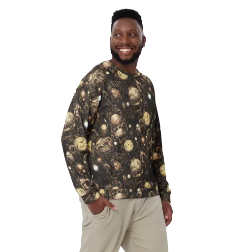 Gilded Eclipse on a Sweatshirt
