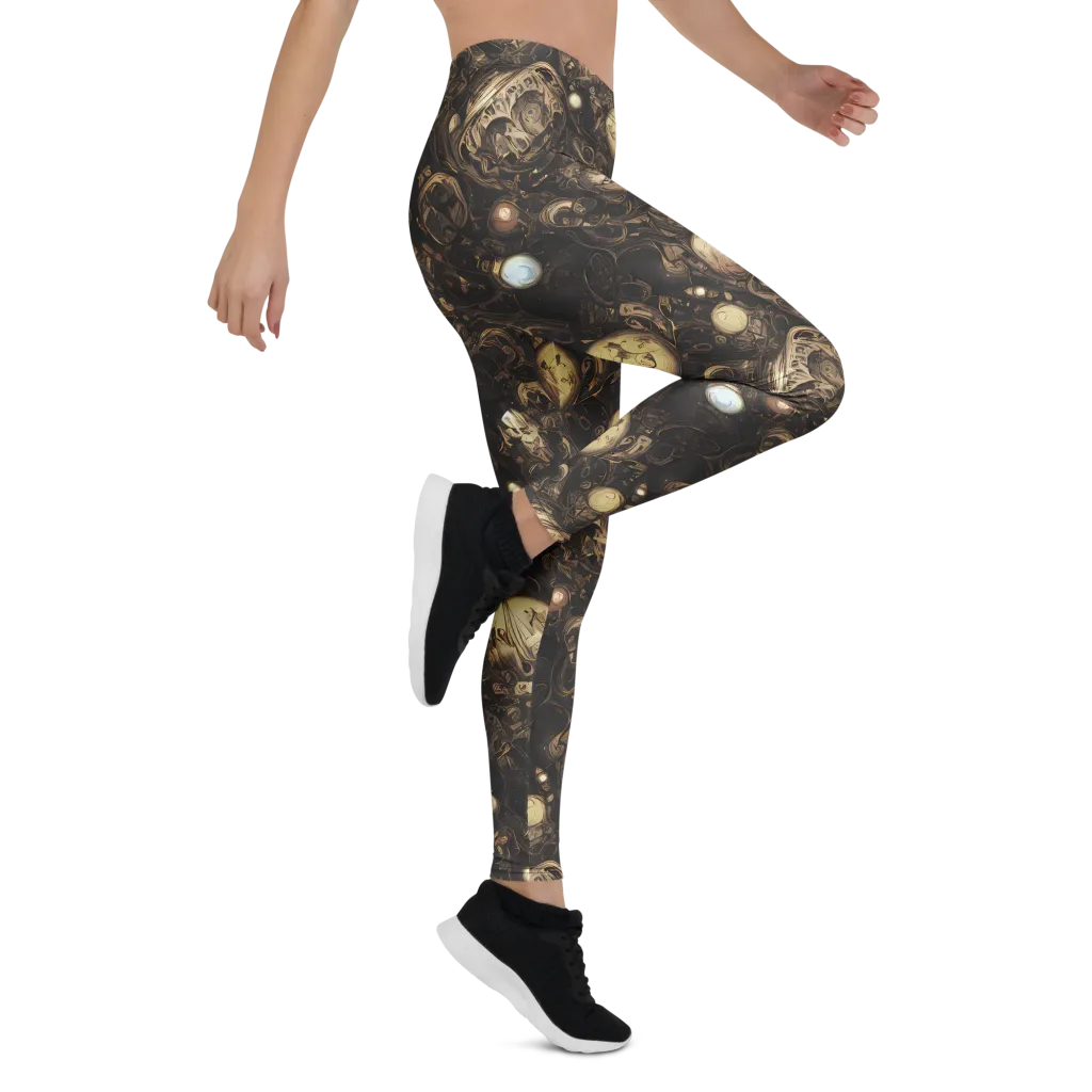 Gilded Eclipse on Leggings — Right