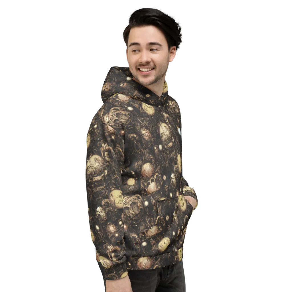 Gilded Eclipse on Hoodie — Right