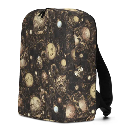 Gilded Eclipse on a Minimalist Backpack