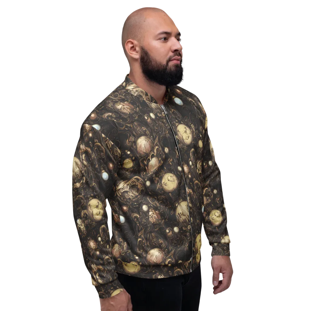 Gilded Eclipse on Bomber Jacket — Right