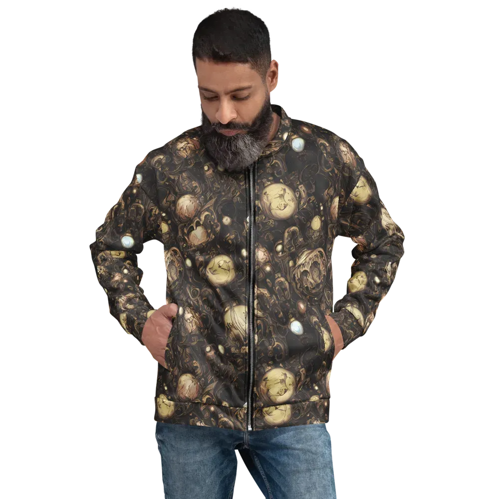 Gilded Eclipse on Bomber Jacket — Front