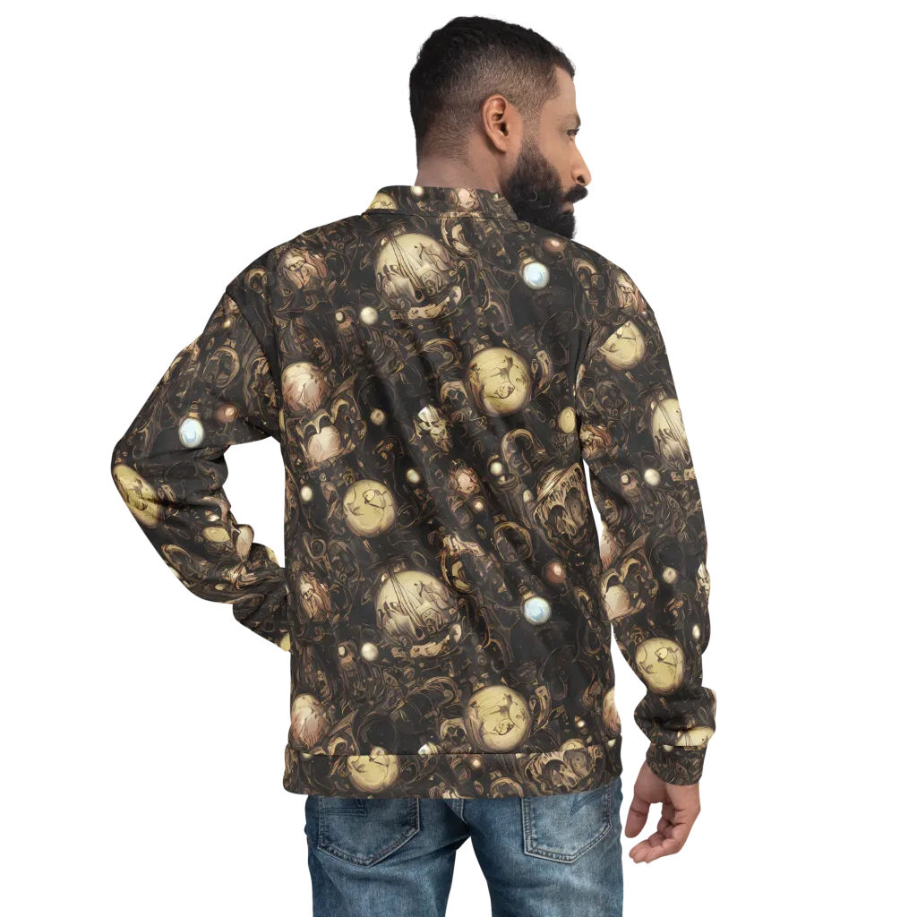 Gilded Eclipse on Bomber Jacket — Back