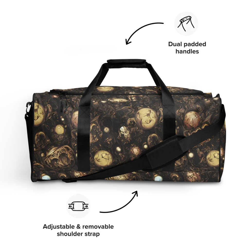 Gilded Eclipse on Duffle Bag — Front