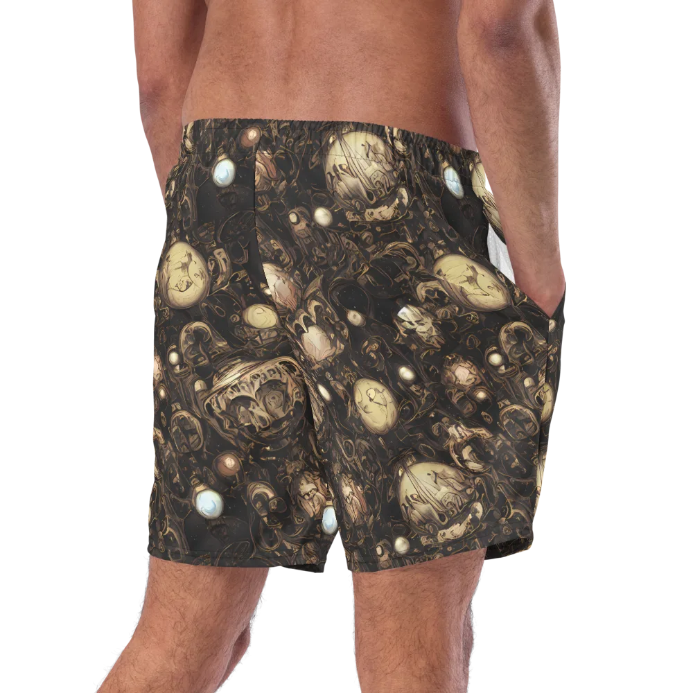 Gilded Eclipse on Swim Trunks — Right Back