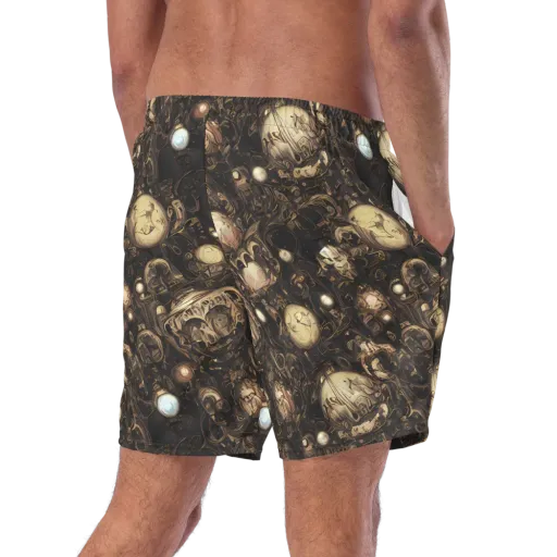 Gilded Eclipse on a Swim Trunks