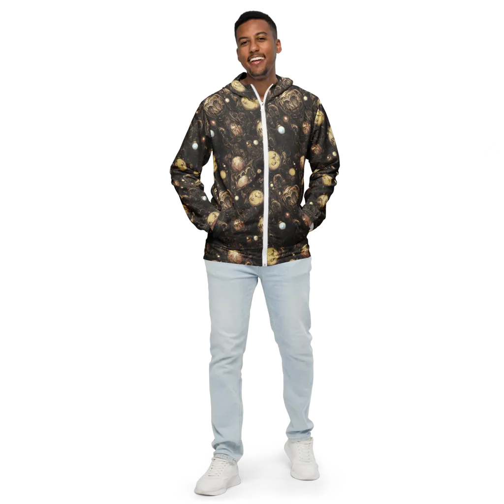 Gilded Eclipse on Men's Windbreaker — Front