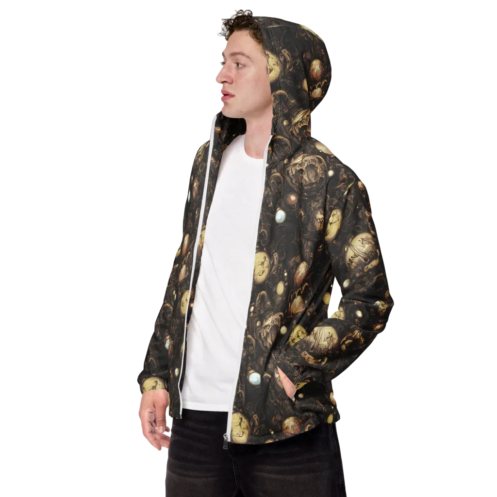 Gilded Eclipse on Men's Windbreaker — Left Front