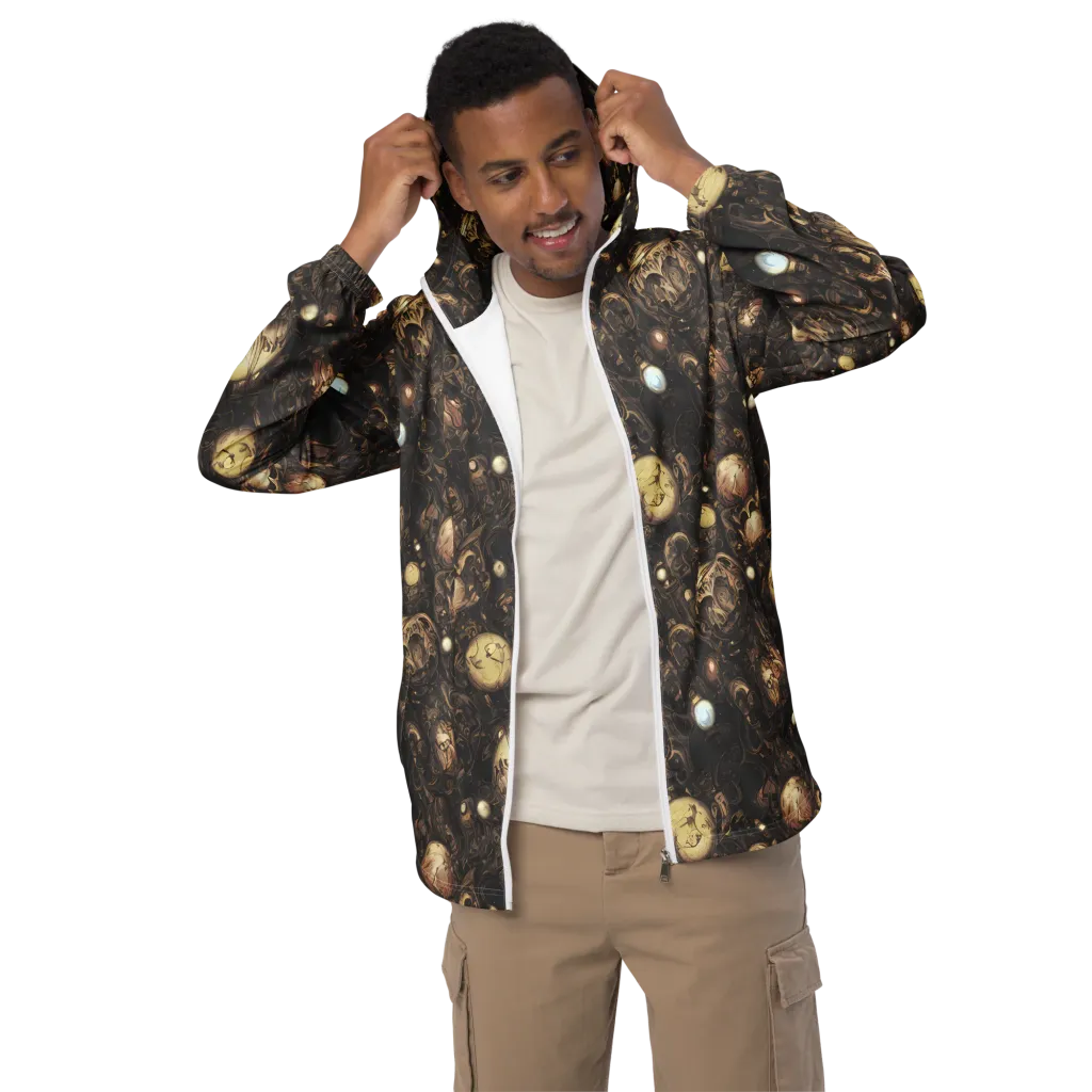 Gilded Eclipse on Men's Windbreaker — Front