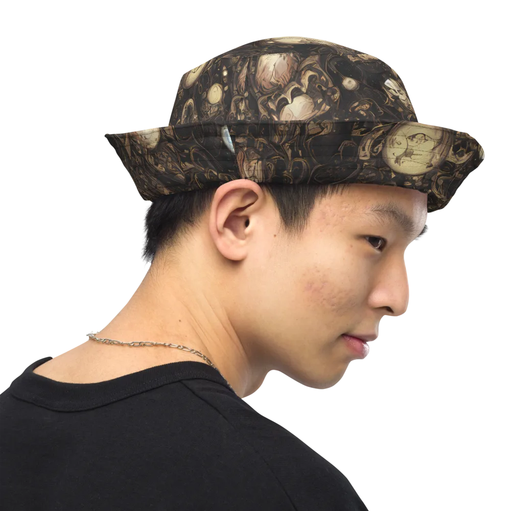 Gilded Eclipse on Reversible Bucket Hat — Right Outside