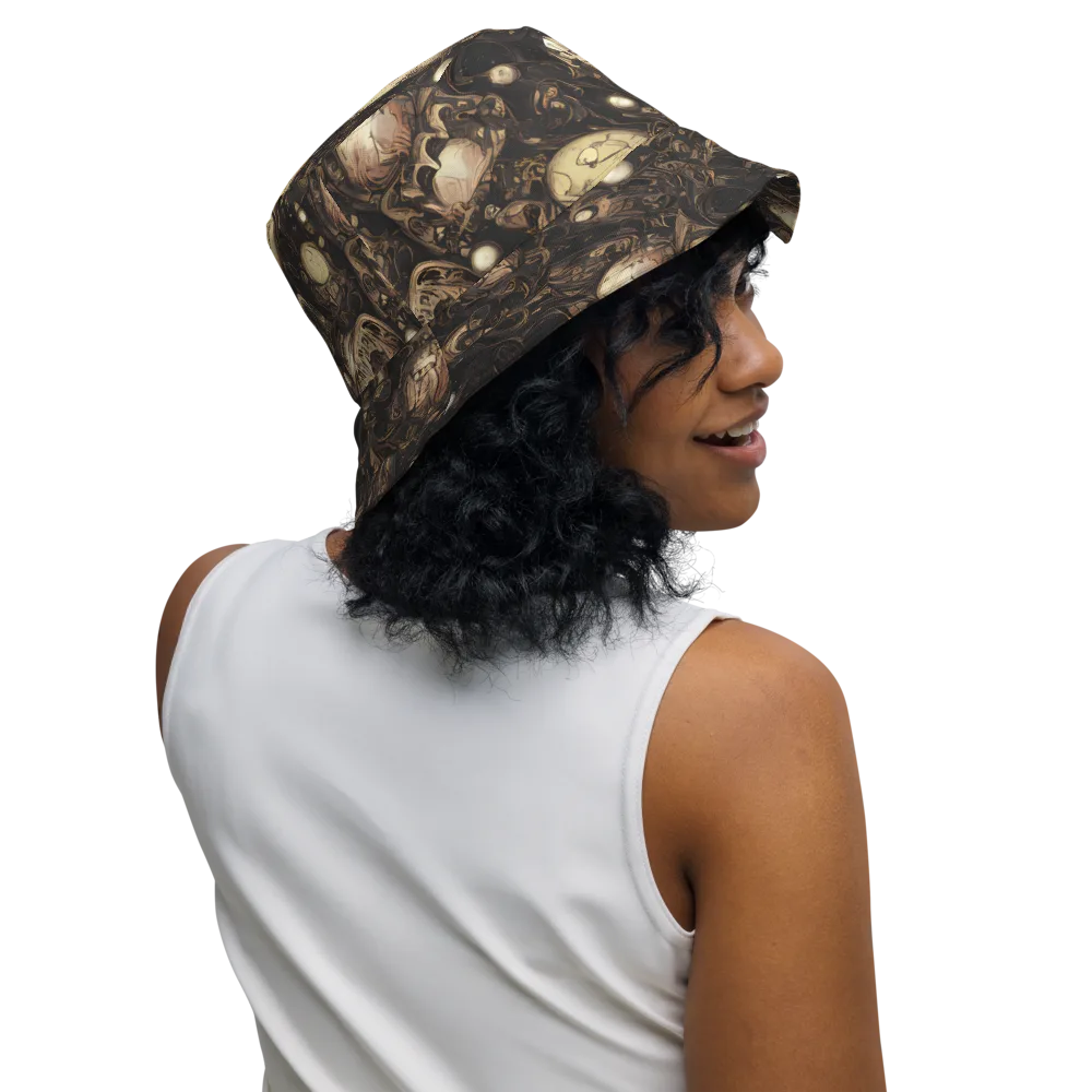 Gilded Eclipse on Reversible Bucket Hat — Right Outside