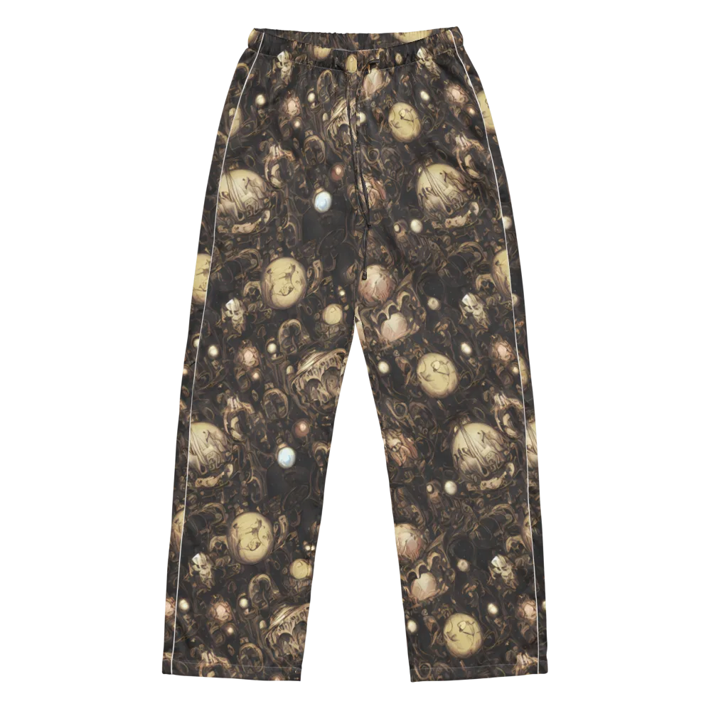 Gilded Eclipse on Women's Pajama Pants — Front