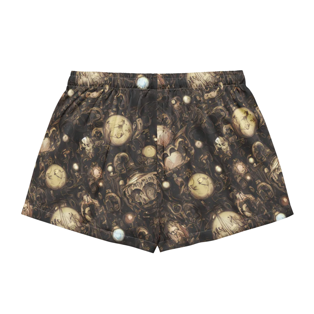 Gilded Eclipse on Women's Pajama Shorts — Back