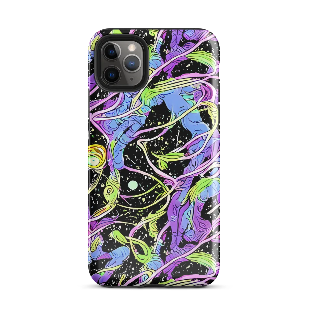 Neon Garden Afterdark on Tough Case for iPhone® — Front