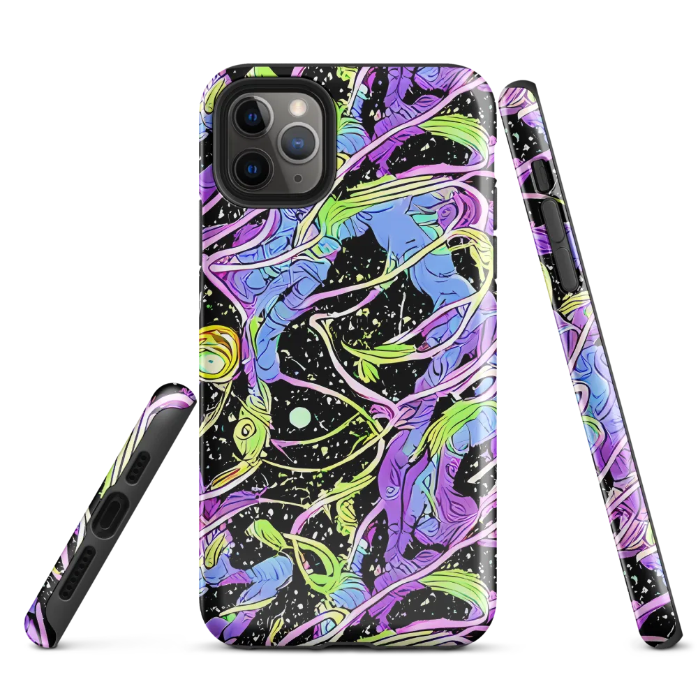 Neon Garden Afterdark on Tough Case for iPhone® — Front