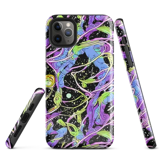 Neon Garden Afterdark on a Tough Case for iPhone®