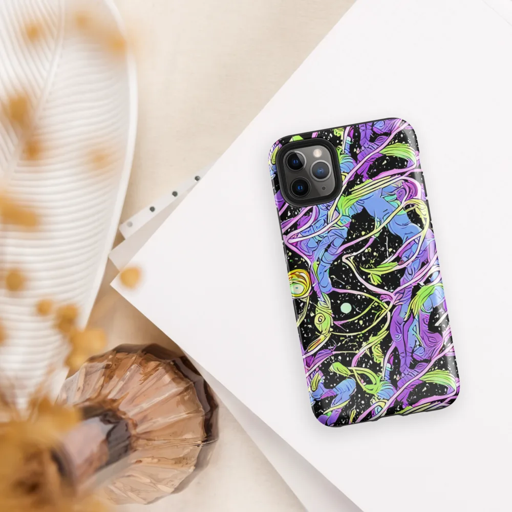 Neon Garden Afterdark on Tough Case for iPhone® — Front