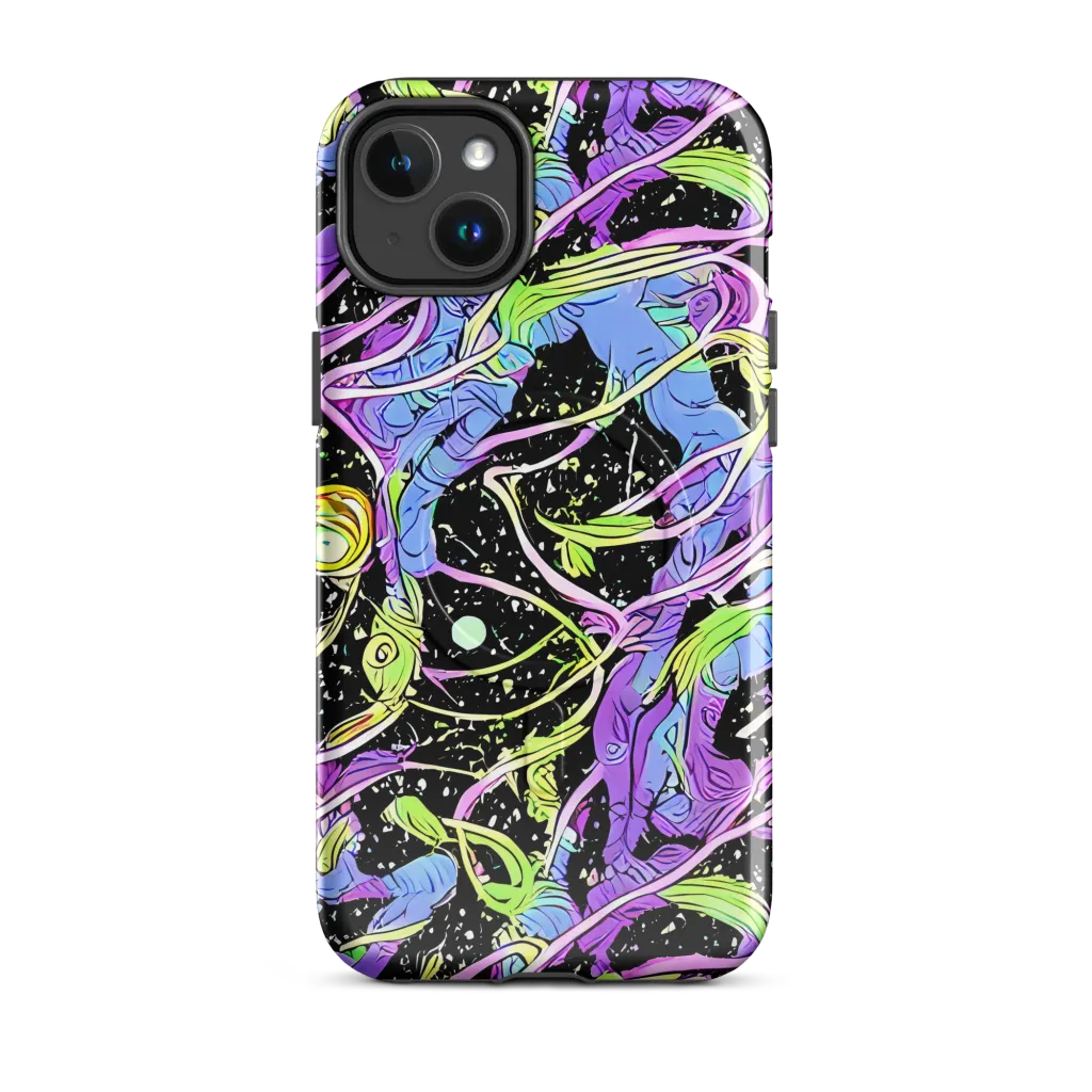 Neon Garden Afterdark on MagSafe Tough Case for iPhone® — Front