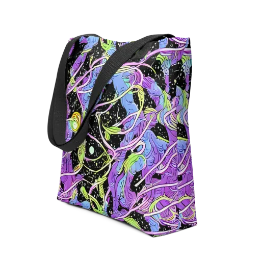 Neon Garden Afterdark on a Tote Bag