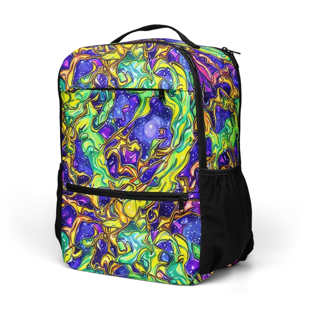 Marigold Stardrift on Utility Backpack — Left Front