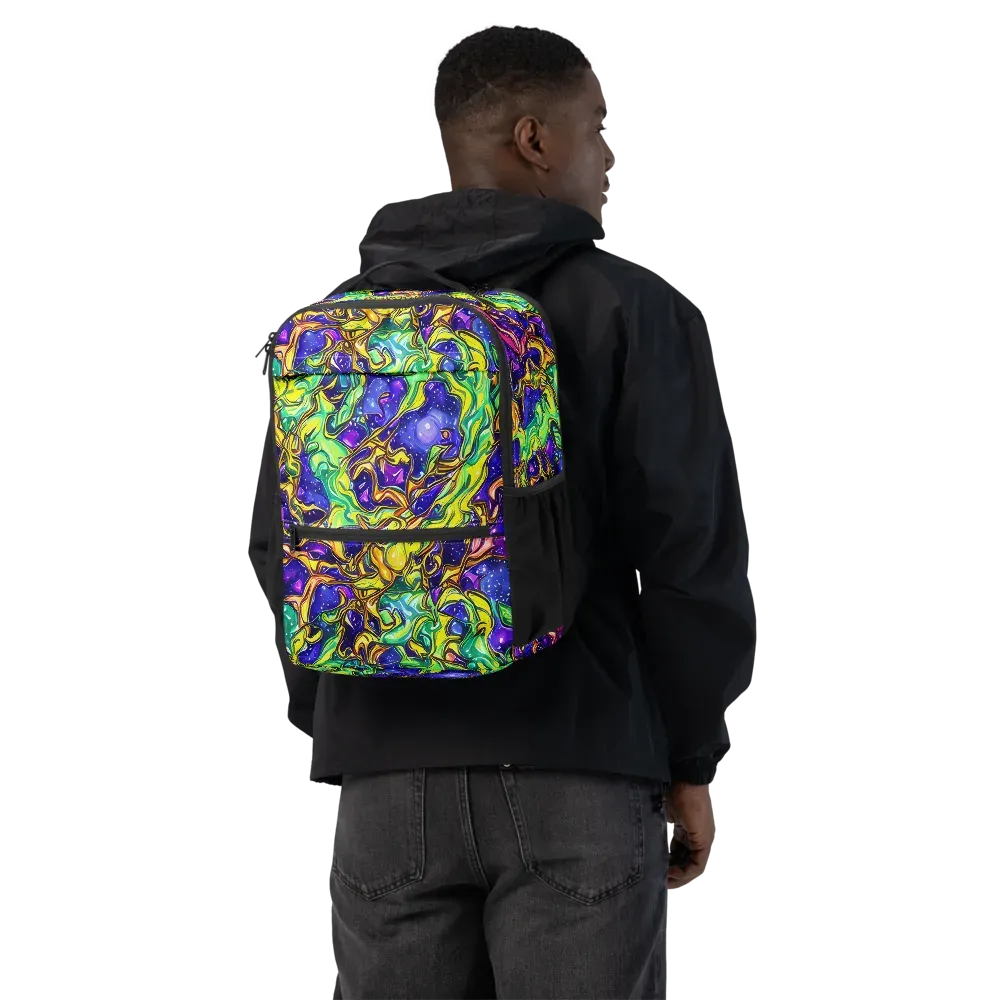 Marigold Stardrift on Utility Backpack — Back
