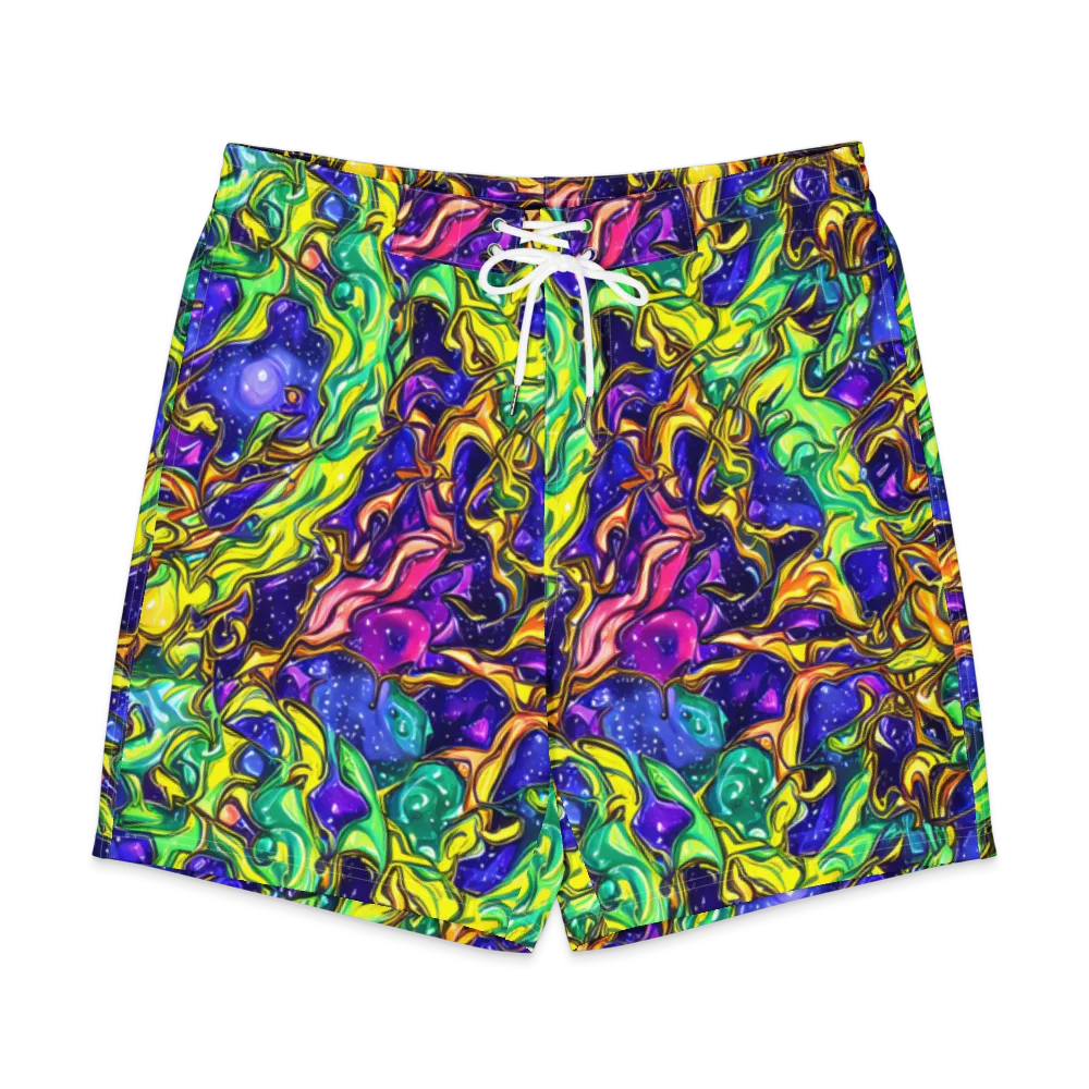 Marigold Stardrift on Men's Board Shorts — Front