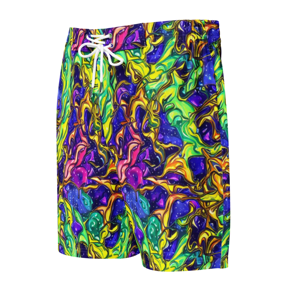 Marigold Stardrift on Men's Board Shorts — Front