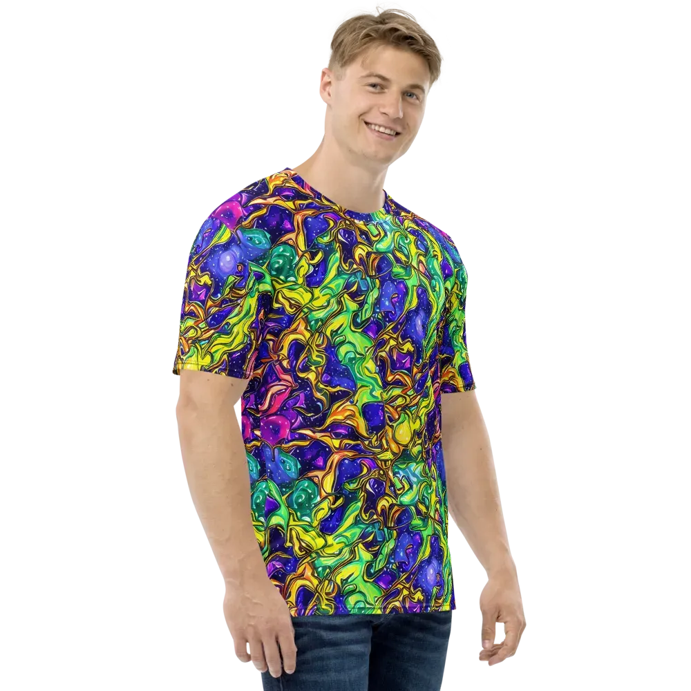 Marigold Stardrift on Men's Crew Neck T-Shirt — Right