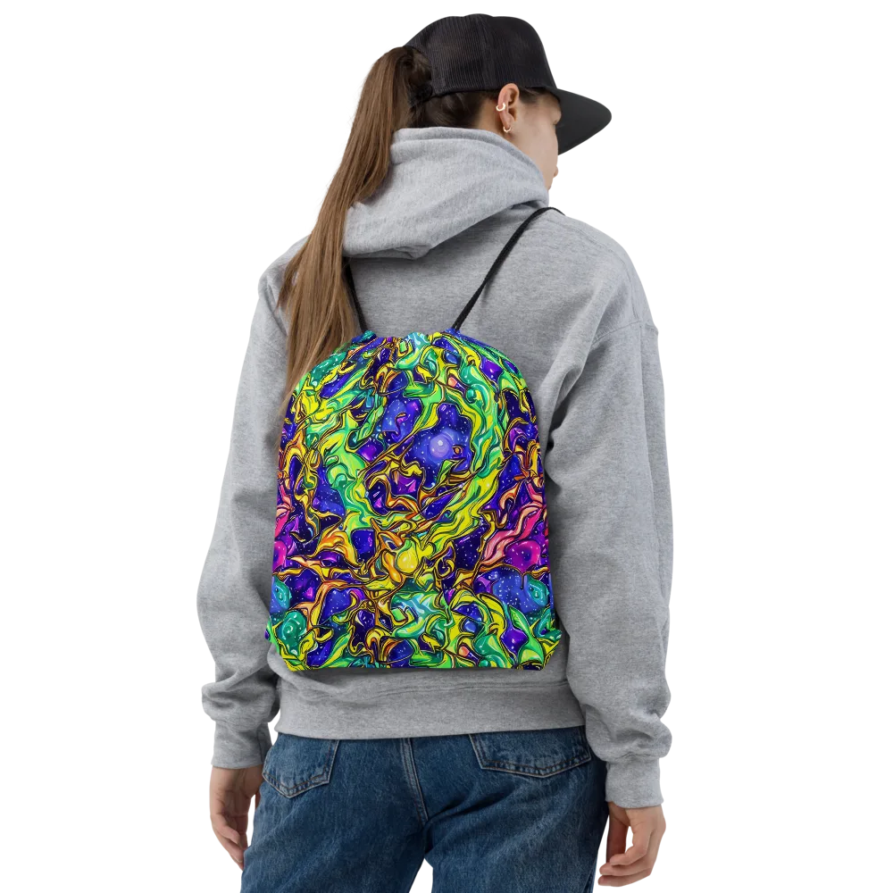 Marigold Stardrift on Drawstring Bag — Front