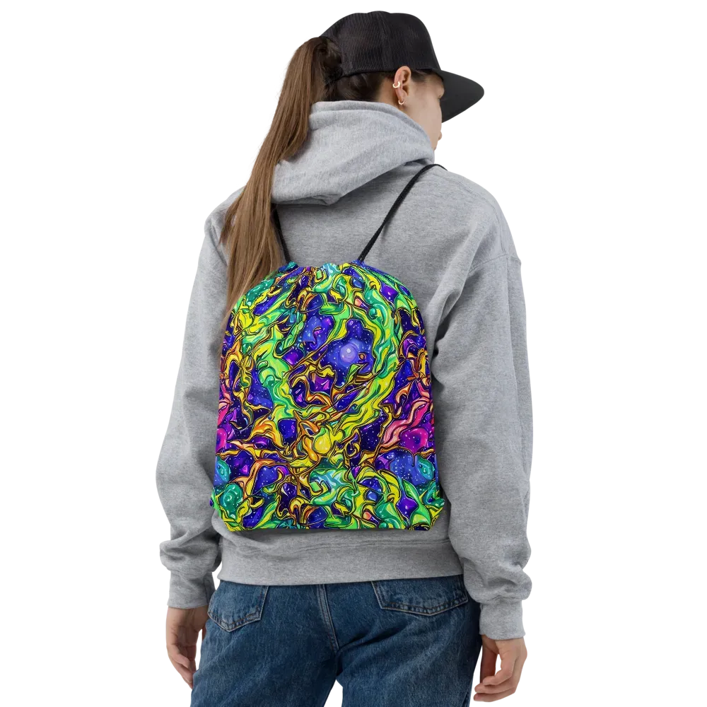 Marigold Stardrift on Drawstring Bag — Front