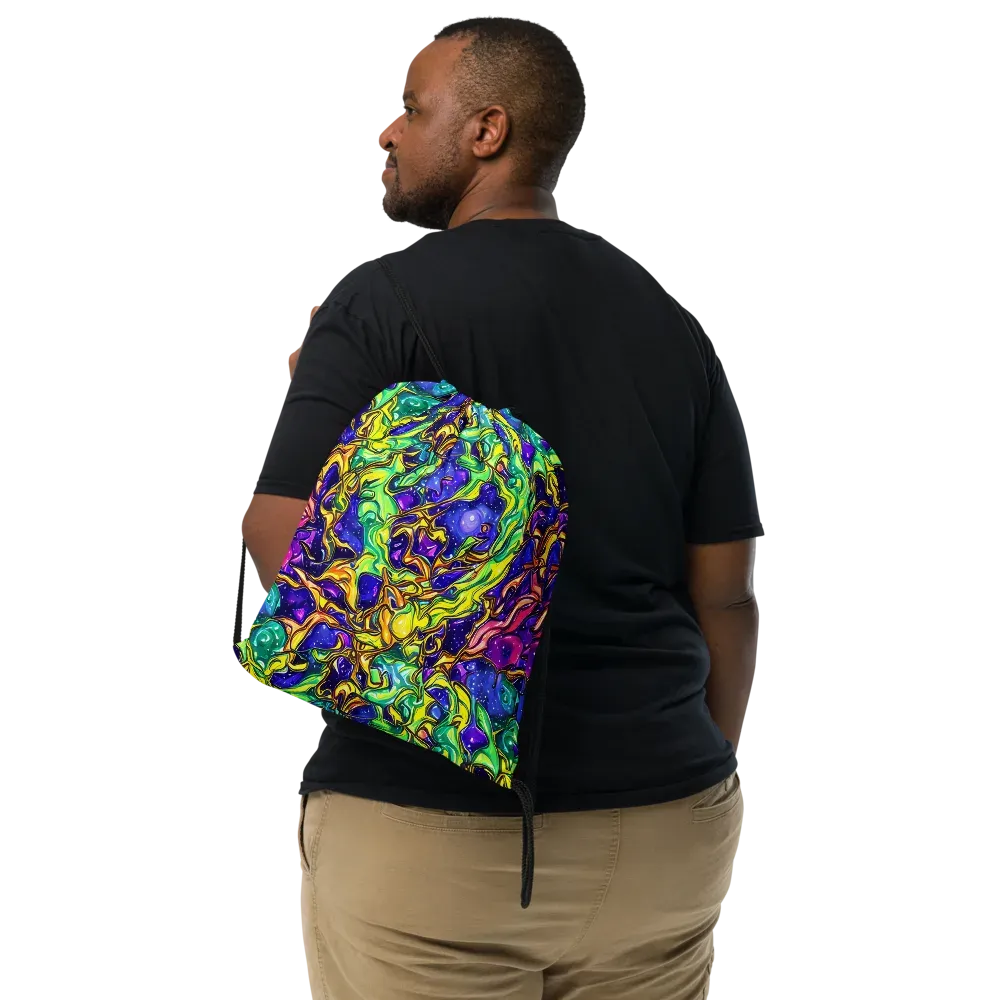 Marigold Stardrift on Drawstring Bag — Front
