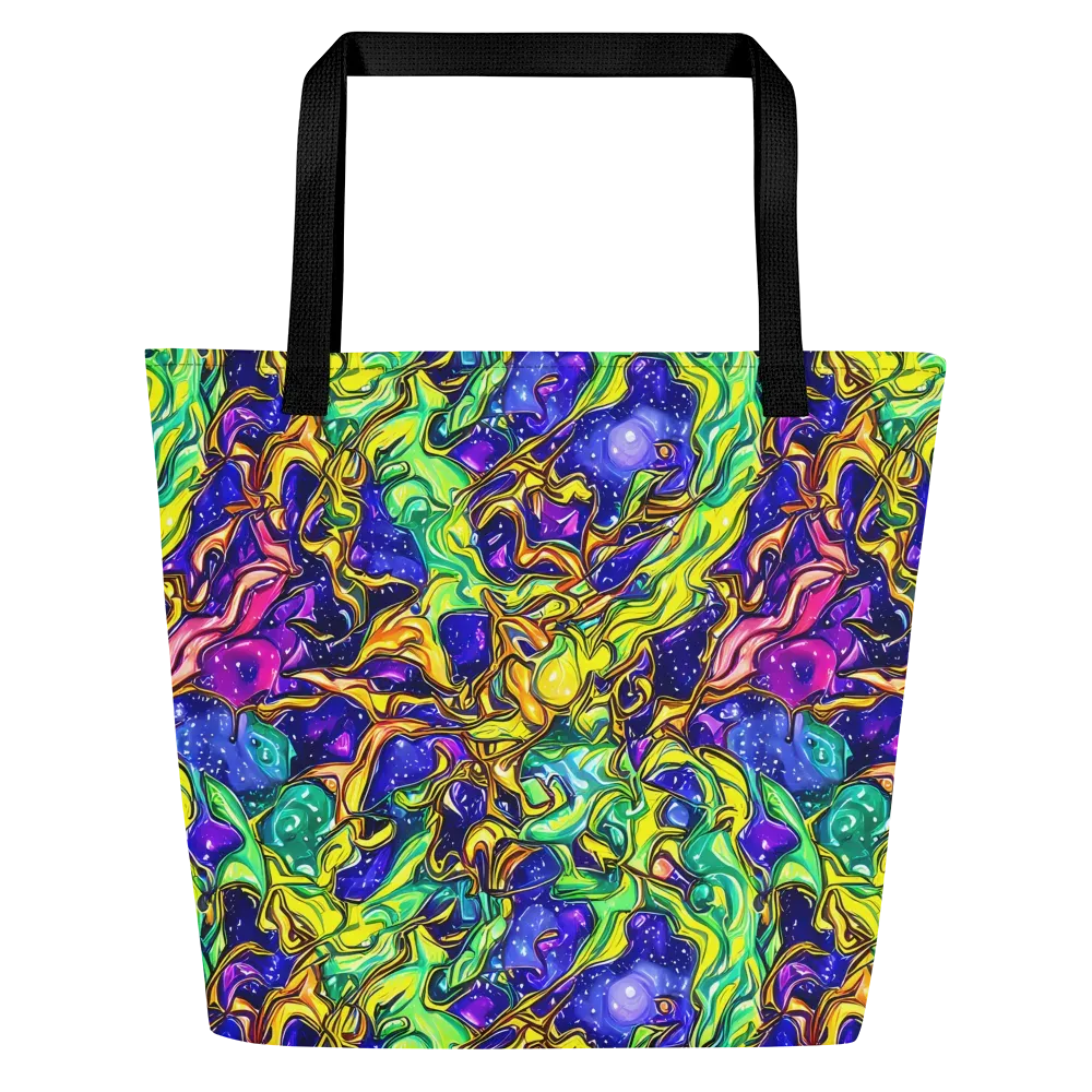 Marigold Stardrift on Large Tote Bag W/ Pocket — Front