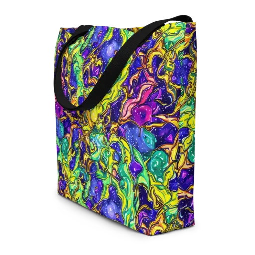 Marigold Stardrift on a Large Tote Bag W/ Pocket