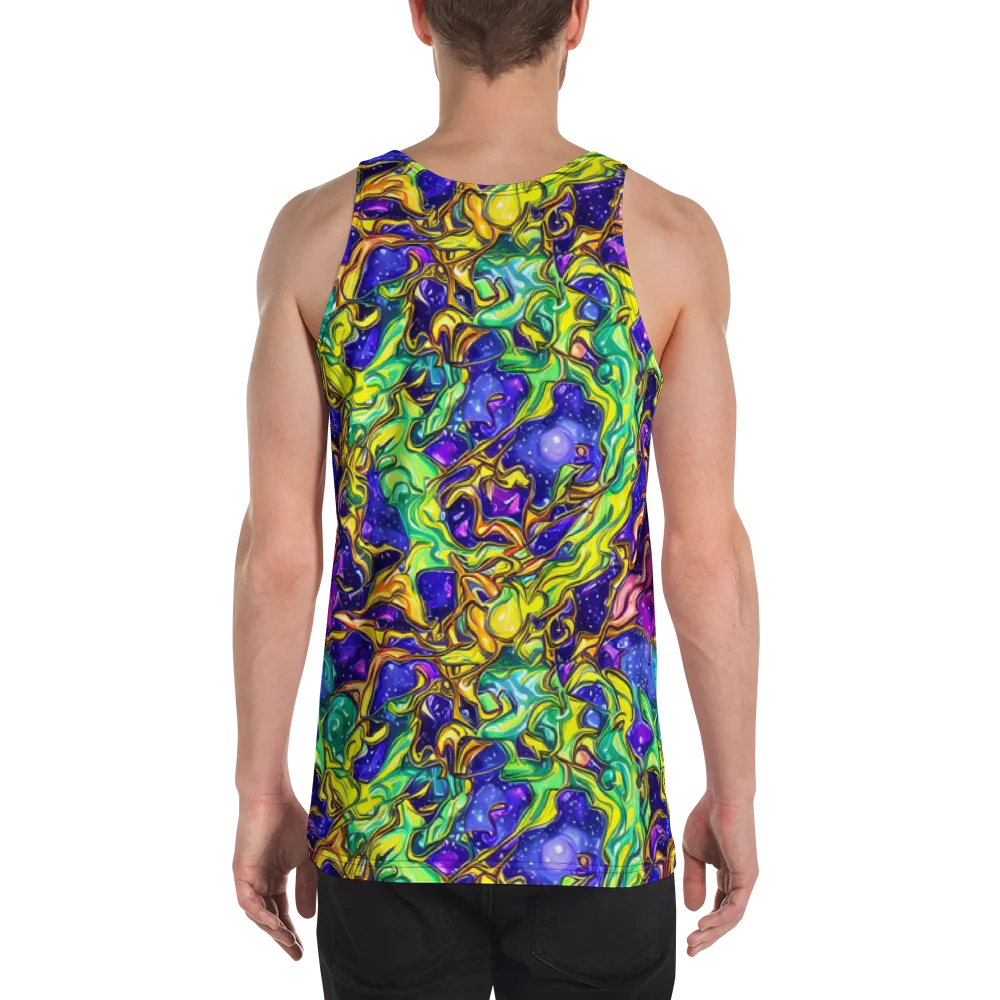 Marigold Stardrift on Men's Tank Top — Back