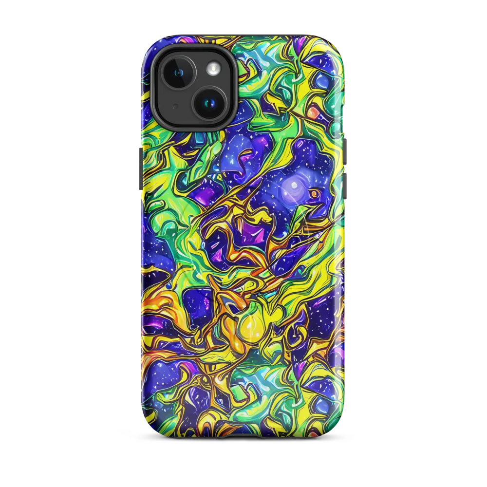 Marigold Stardrift on MagSafe Tough Case for iPhone® — Front