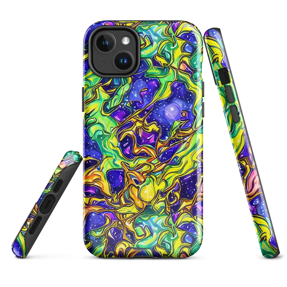 Marigold Stardrift on MagSafe Tough Case for iPhone® — Front