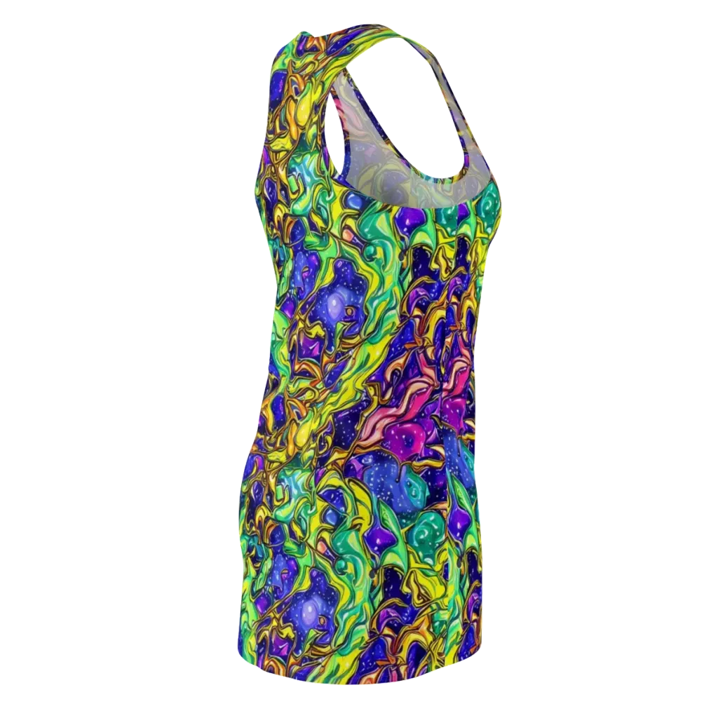 Marigold Stardrift on Racerback Dress — Back Side