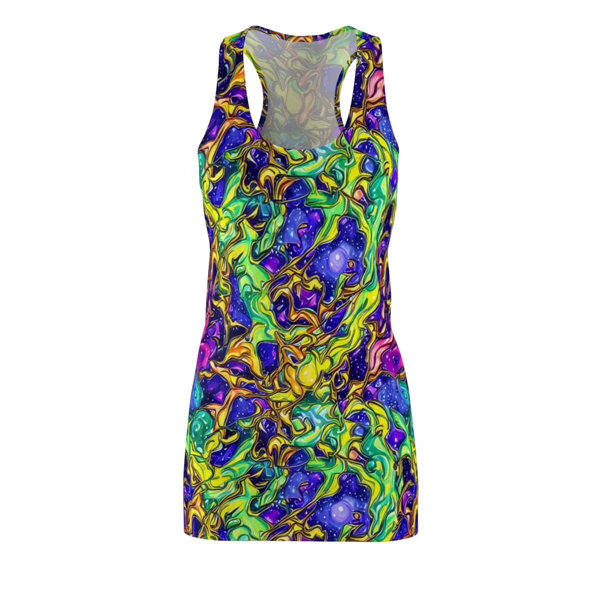 Marigold Stardrift on Racerback Dress — Front