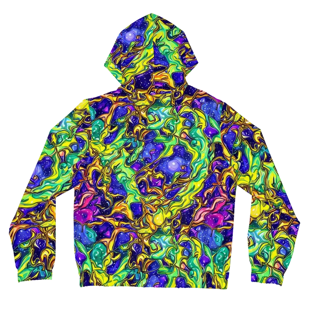 Marigold Stardrift on Women's Full-Zip Hoodie — Back
