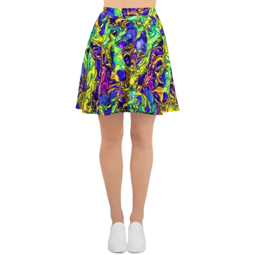 Marigold Stardrift on a Skater Skirt