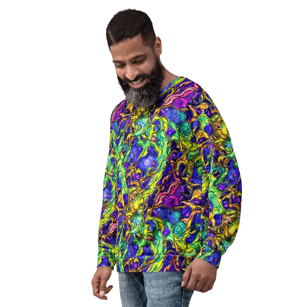 Marigold Stardrift on Sweatshirt — Left Front
