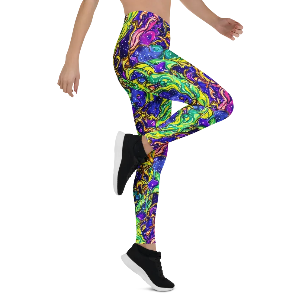 Marigold Stardrift on Leggings — Right