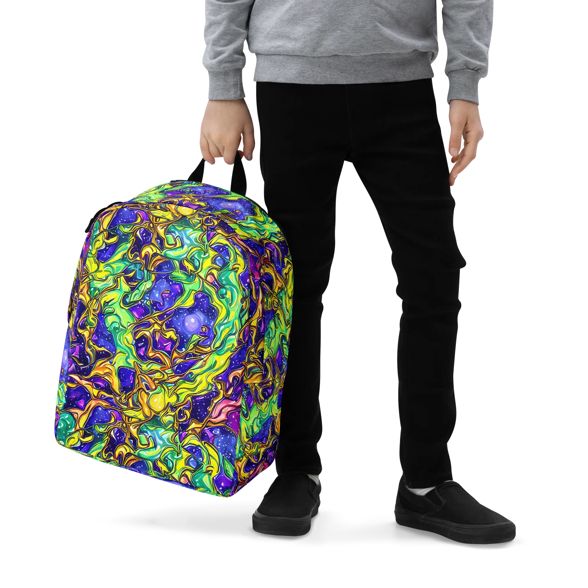 Marigold Stardrift on Minimalist Backpack — Zoomed-in